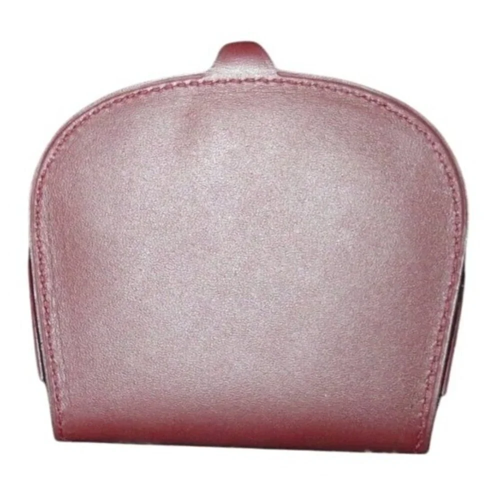 Cartier Must De Cartier Bordeaux Leather Coin Pouch Case Wallet w/ COA Vintage